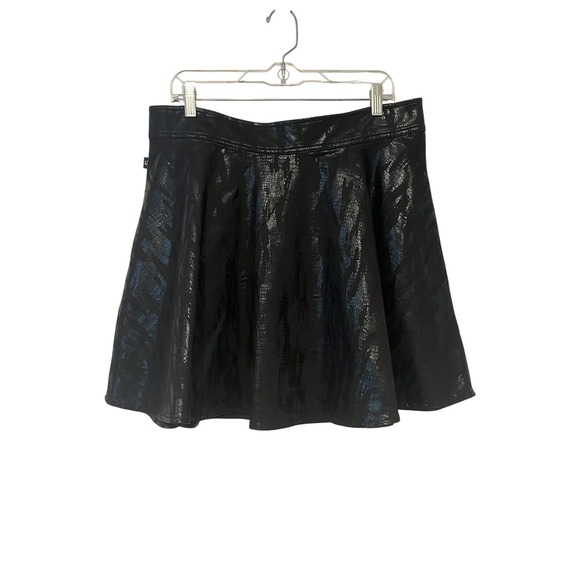 Rock & Republic Dresses & Skirts - Rock & Republic Black Shiny Circle Skirt